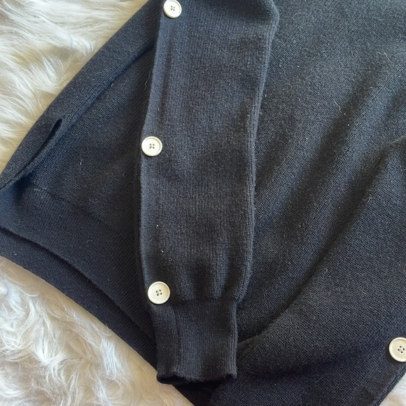 Helmut Lang Black Cashmere Blend Sweater - Picture 5 of 7